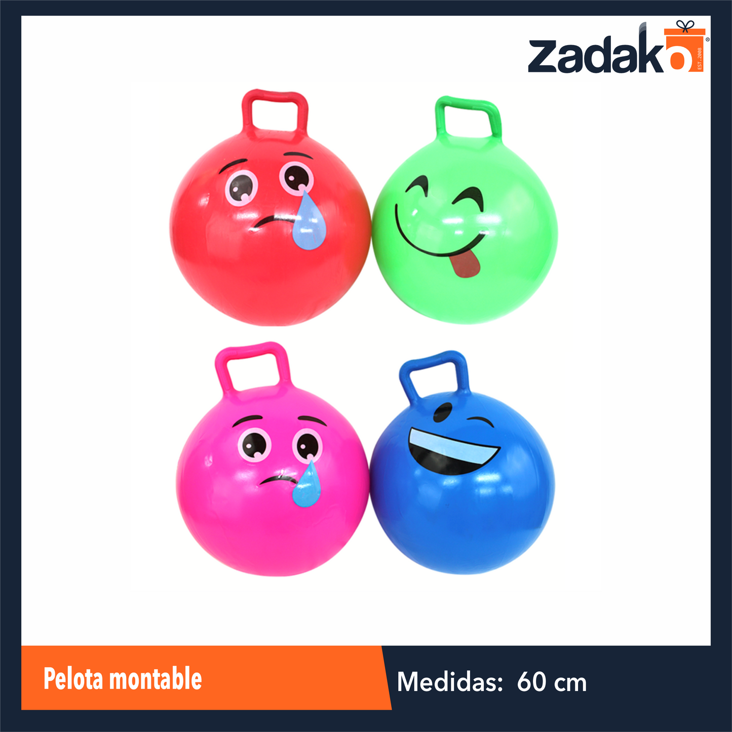 ZH-0061 PELOTA MONTABLE, CON 1 PZ O CAJA CON 80 PZS