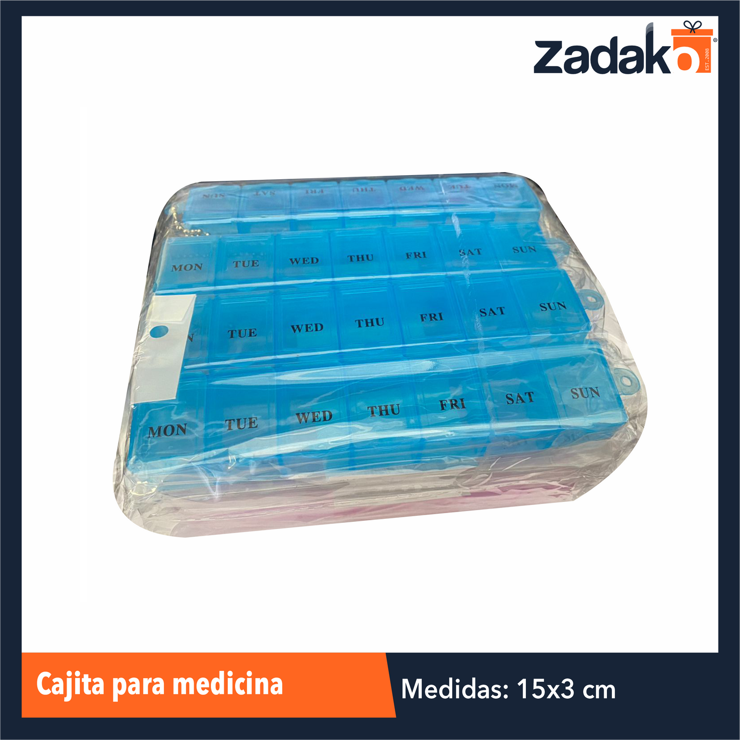 ZH-0069 PASTILLERO CON UNA PZA O CAJA CON 720 PZAS