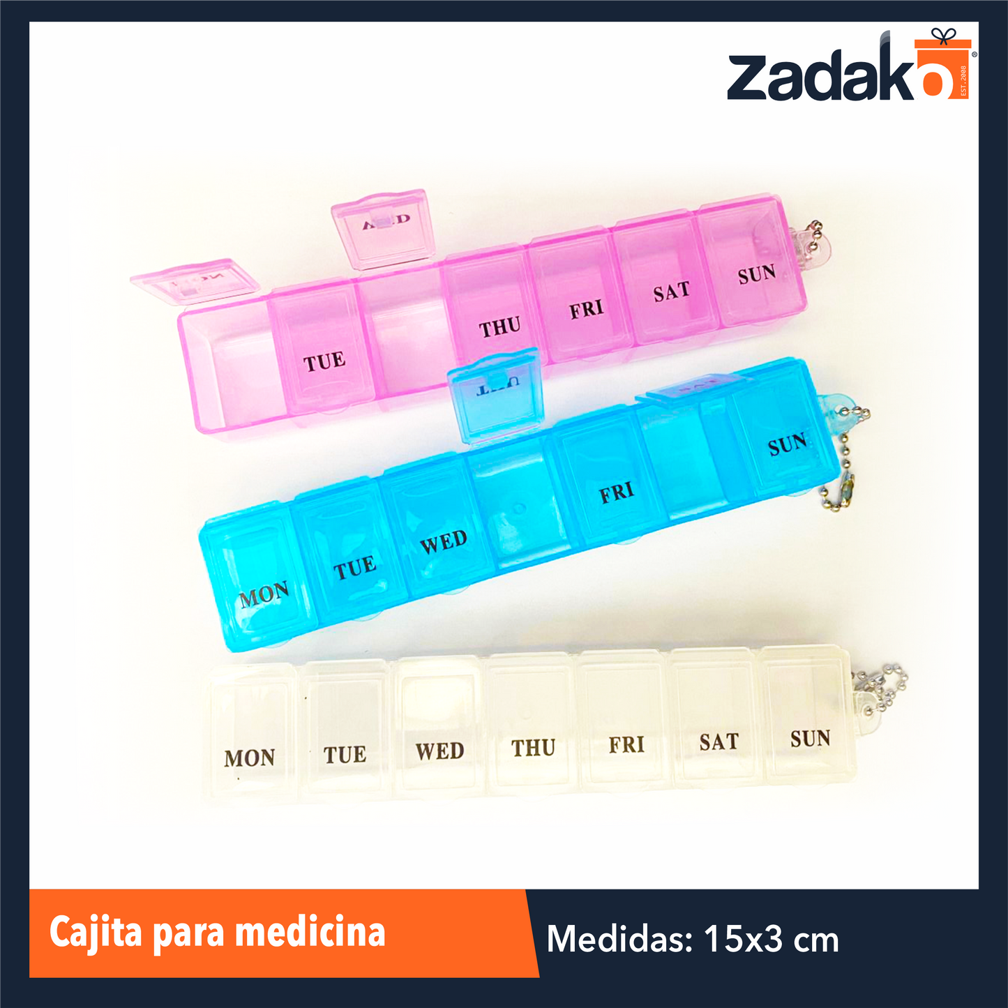 ZH-0069 PASTILLERO CON UNA PZA O CAJA CON 720 PZAS