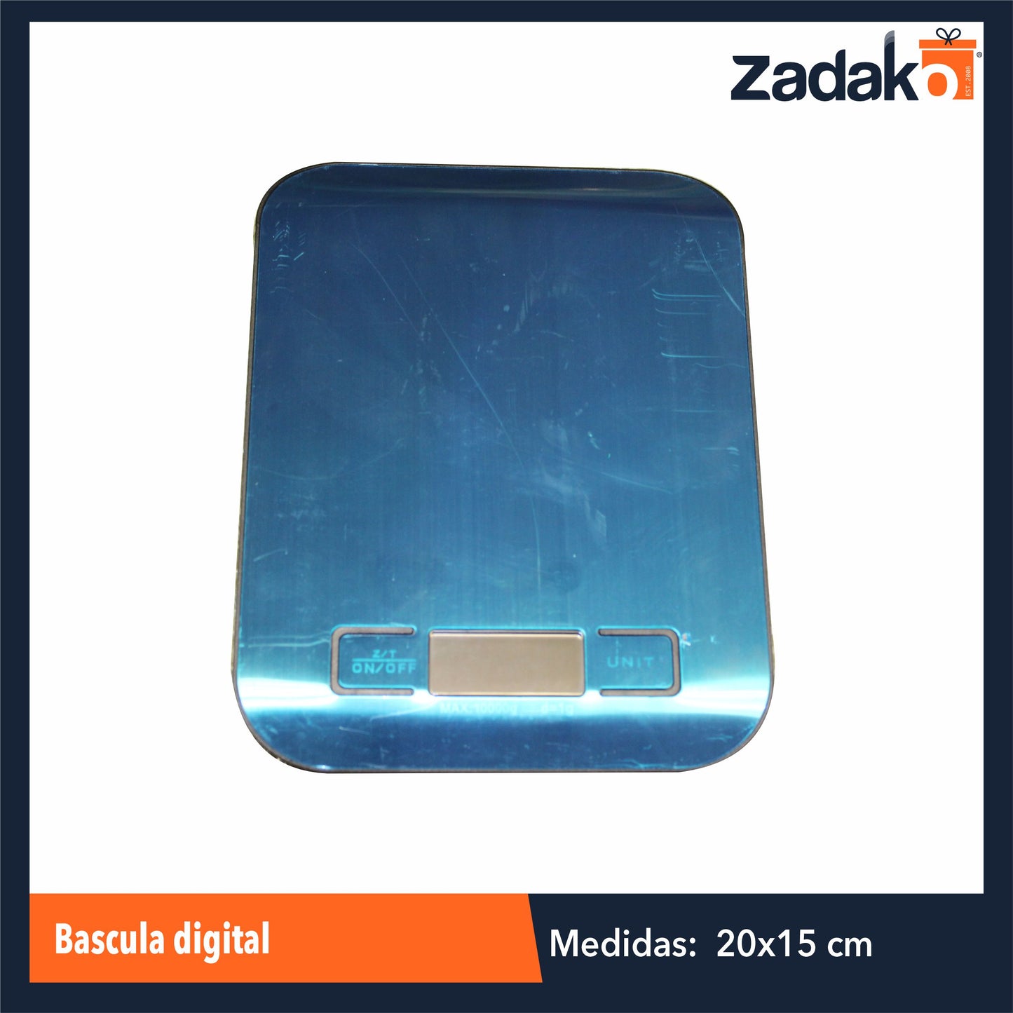 ZH-0353 BASCULA DIGITAL DE PRECISION CON CAPACIDAD DE HASTA 10 KG CON 1 PZ O CAJA CON 40 PZS