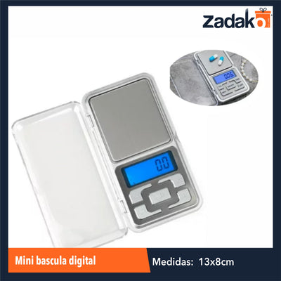 ZH-0359 MINI BASCULA DIGITAL CON 1 PZ O CAJA CON 100 PZS