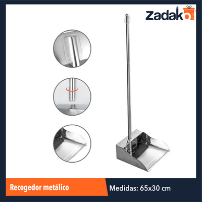 ZH-2257 RECOGEDOR METALICO CON 1 PZ O CAJA CON 120 PZS