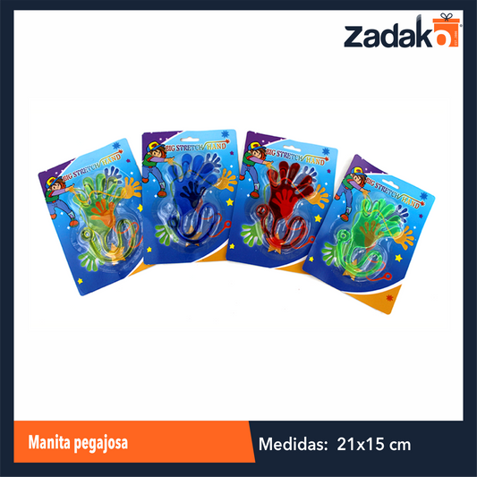 ZJ-0047 MANITA PEGAJOSA, CON 1 PZ O CAJA CON 576 PZS