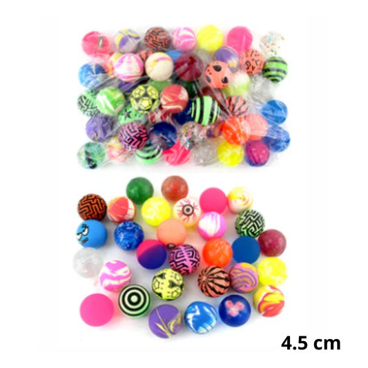 ZJ-0536 PELOTA SALTARINA 45MM, CON 50 PZS, O CAJA CON 10 PQTS