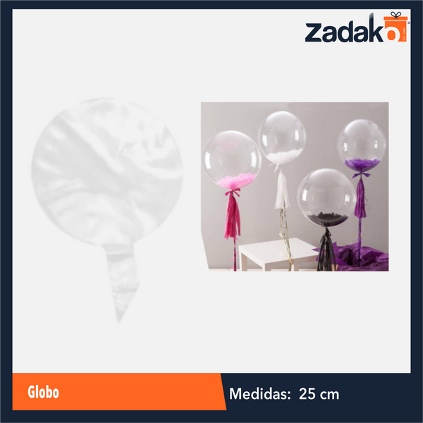 ZJ-0731 PAQUETE DE GLOBO CON 50 PIEZAS, O CAJA CON 80 PQTS