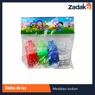 ZJ-0839 BLISTER 4 PZS DEDOS DE LUZ, CON 1 PZ O CAJA CON 1200 PZS