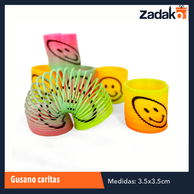 ZJ-0903 BLISTER 12 PZS GUSANO CARITAS, CON 1 PZ O CAJA CON 240 PZS