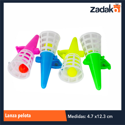 ZJ-1057 LANZA PELOTA, CON 1 PZ, O CAJA CON 1200 PZS