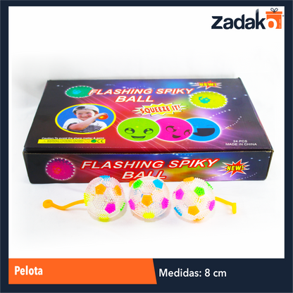 J-1279 PELOTA CON 12 PIEZAS O CAJA CON 30 PQTS