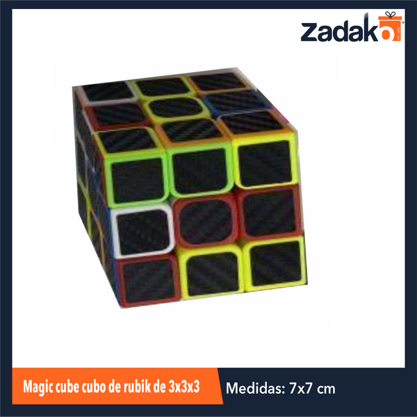GPM-0580 ZJ-1438 MAGIC CUBE CUBO DE RUBIK DE 3X3X3 CON 6 PZS POR PAQUETE O CAJA CON 48 PQTS