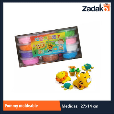 ZJ-1462 FOMMY MOLDEABLE CON 12 PZS O CAJA CON 100 PQTS