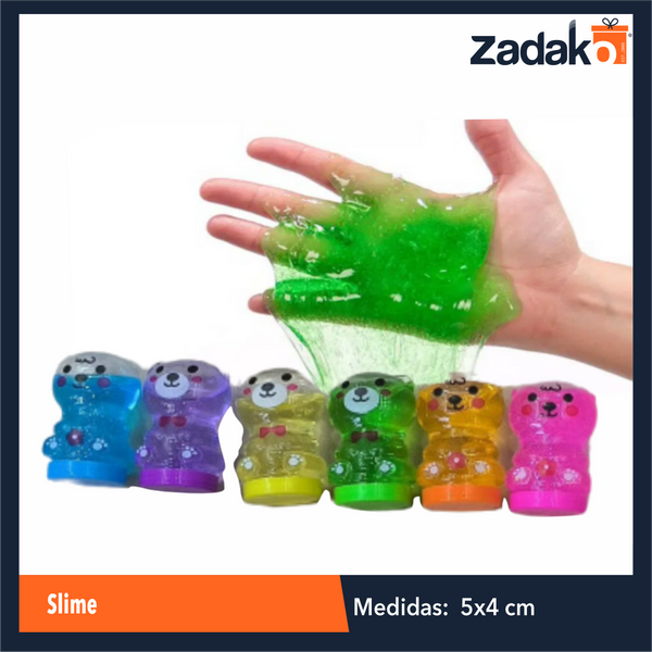 ZJ-1471 SLIME CON FORMA DE OSITO CON 24 PZS O CAJA CON 20 PQTS