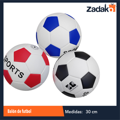 ZJ-1498 BALON DE FUTBOL CON 1 PZ O CAJA CON 60 PZS