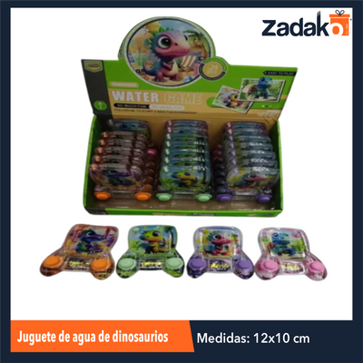 ZJ-1872 JUGUETE DE AGUA DE DINOSAURIOS CON 1 PZ O CAJA CON 192 PZS