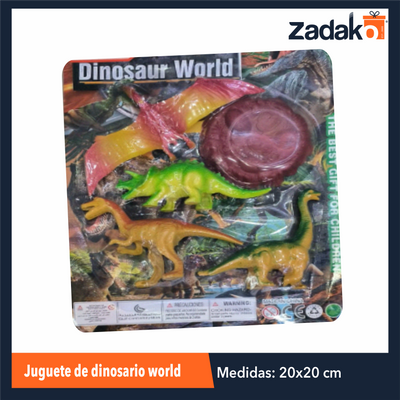 ZJ-2082 JUGUETE DE DINOSARIO WORLD CON 1 PZ O CAJA CON 360 PZS