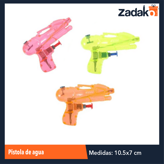 ZJ-2194 PISTOLA DE AGUA DE 10.5 X 7 CM CON 1 PZ O CAJA CON 720 PZS