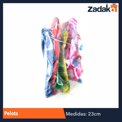 ZJ-0501 PELOTA 23 CM, CON 12 PZS, O CAJA CON 50 PQTS