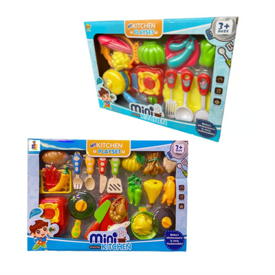 ZJ-1577 JUEGO DE COCINA INFANTIL CON 1 PZ O CAJA CON 48 PZS