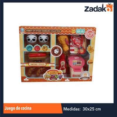 ZJ-1583 JUEGO DE COCINA CON 1 PZ O CAJA CON 60 PZS