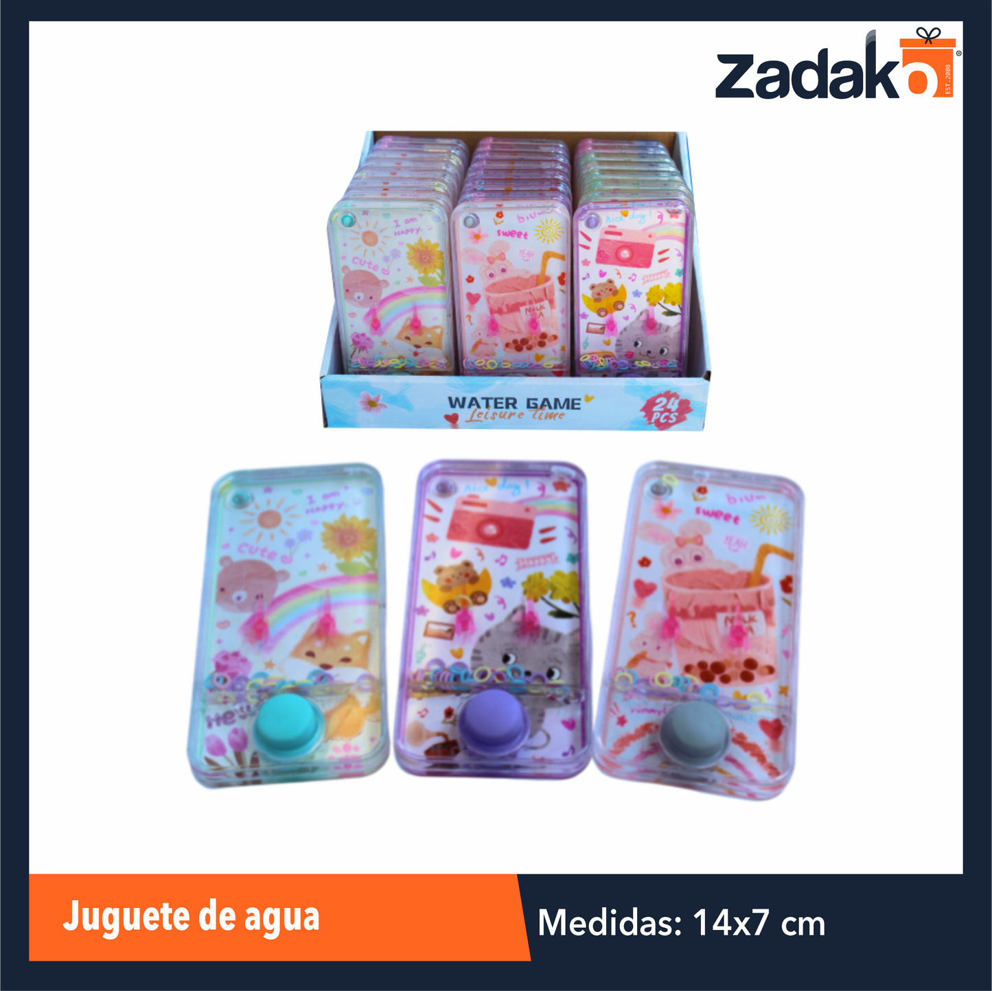 ZK-8006 JUGUETE DE AGUA CON 1 PZ O CAJA CON 216 PZS