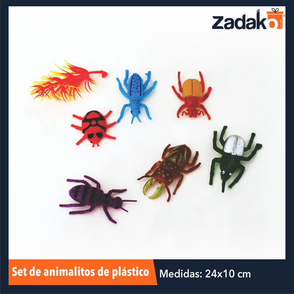 ZK-8011 SET DE ANIMALITOS DE PLASTICO CON 1 PZS O CAJA CON 720 PZS