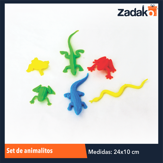 ZK-8012 SET DE ANIMALITOS CON 1 PZ O CAJA CON 720 PZS
