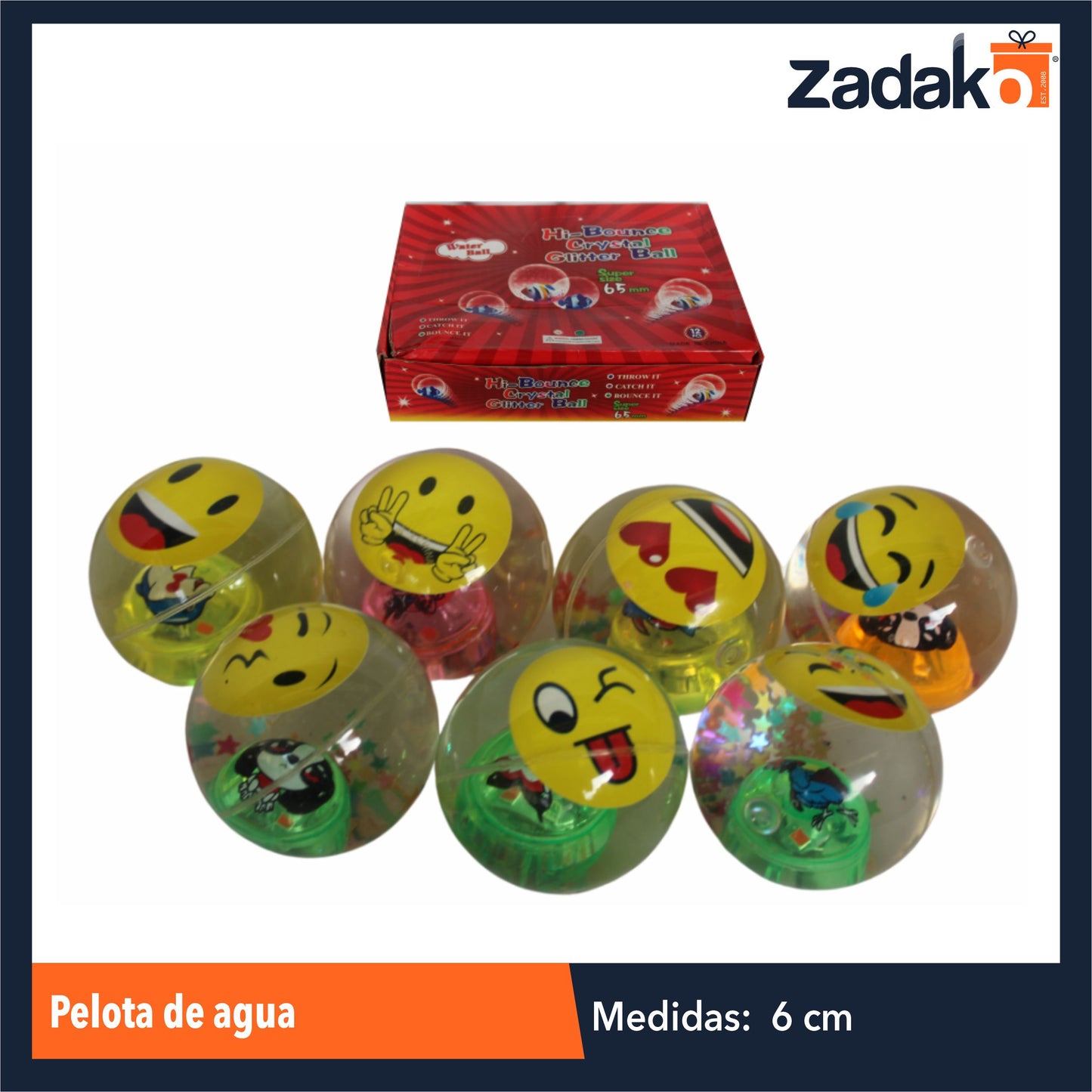 K-8105 PELOTA DE AGUA CON 12 PZS O CAJA CON 12 PQTS