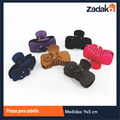 ZK-8130 PINZAS PARA CABELLO CON 12 PZ O CAJA CON 60 PQTS