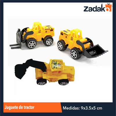 K-8165 JUGUETE DE TRACTOR CON 1 PZ O CAJA CON 1000 PZS