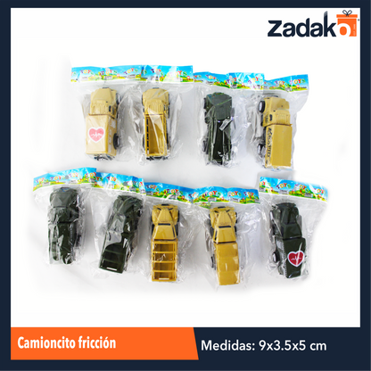 ZK-8167 CAMIONCITO FRICCION CON 1 PZ O CAJA CON 800 PZS