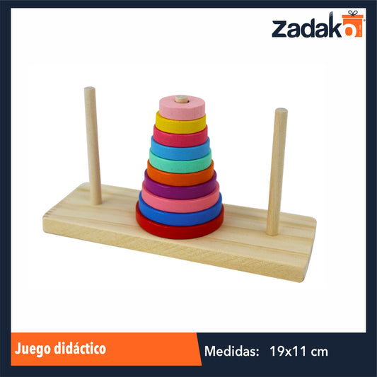 ZK-8182 JUEGO DIDACTICO CON 1 PZ O CAJA CON 72 PZS