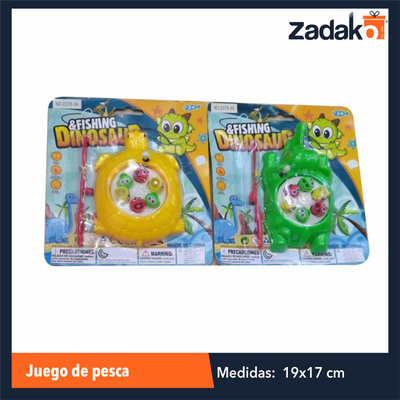 ZK-8192 / ZJ-1214 JUEGO DE PESCA CON 1 PZ O CAJA CON 360 PZS