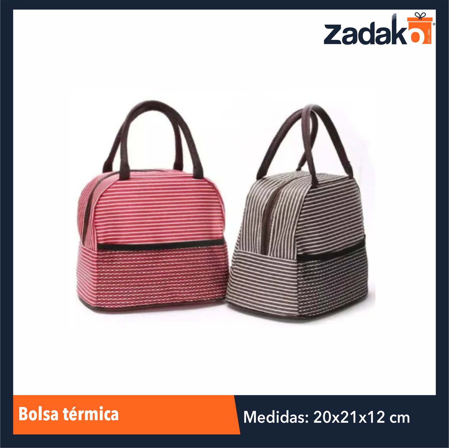 ZM-0031 BOLSA TERMICA CON 1 PIEZA O CAJA CON 200 PZS