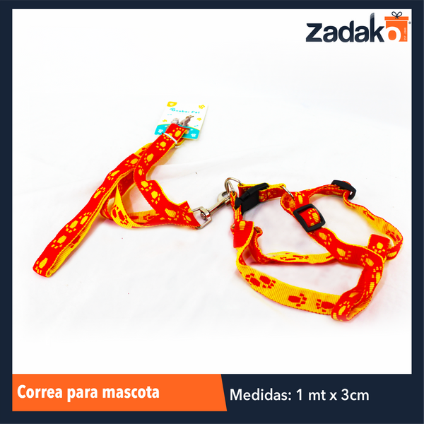 ZMA-0013 CORREA PARA MASCOTA CON 1 PZ O CAJA CON 240 PZS