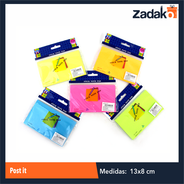 ZP-0060 POST IT CON 1 PZ O CAJA CON 480 PZS