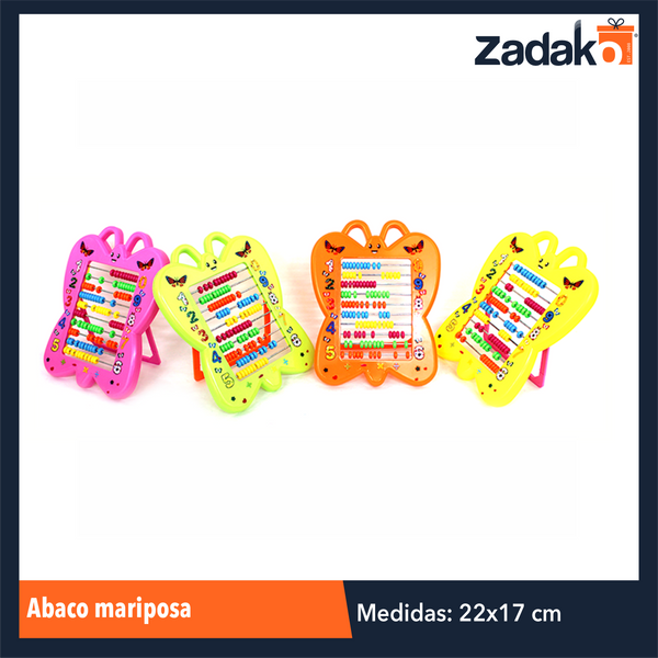 ZP-0724 ABACO MARIPOSA, CON 1 PZ O CAJA CON 240 PZS