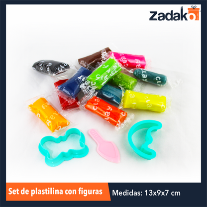 ZP-0923 SET DE PLASTILINA CON FIGURAS CON UNA PZA O CAJA CON 72 PZS