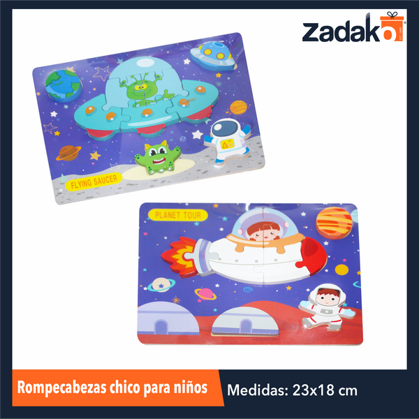 ZP-0972 ROMPECABEZAS PARA NIÑOS TRIDIMENSIONAL DE 0.5x22.5x18 CM CON 1 PZ O CAJA CON 156 PZS