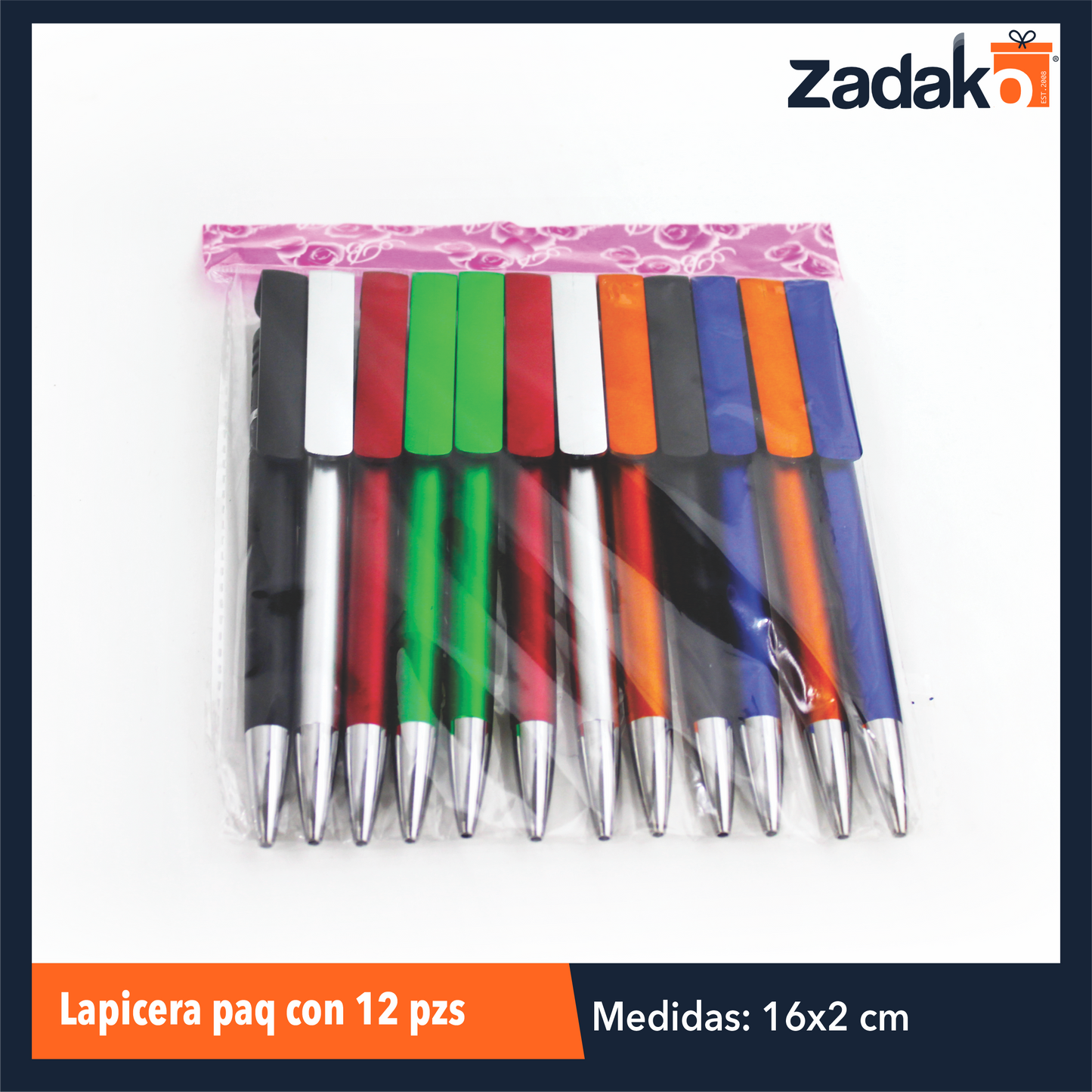 ZP-0981 LAPICERAS PAQ CON 12 PZS O CAJA CON 100 PQTS