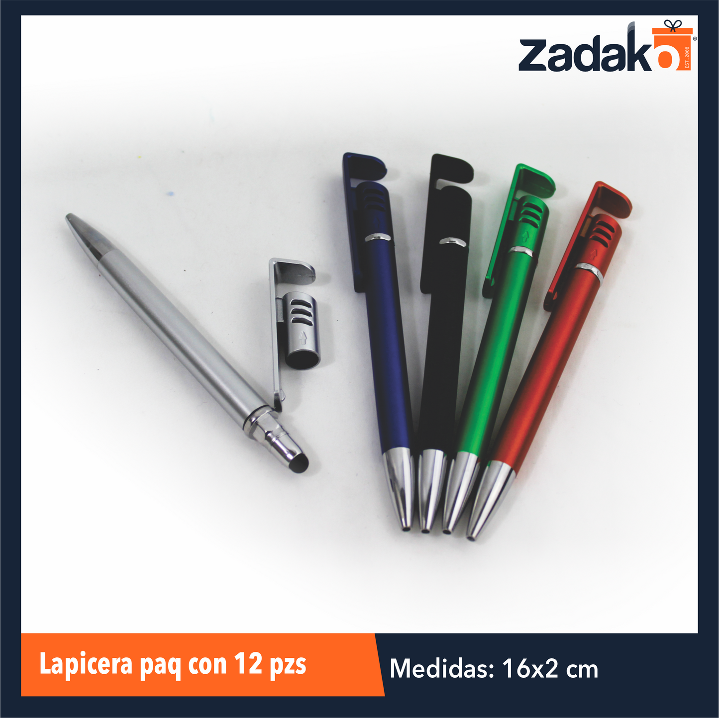 ZP-0981 LAPICERAS PAQ CON 12 PZS O CAJA CON 100 PQTS