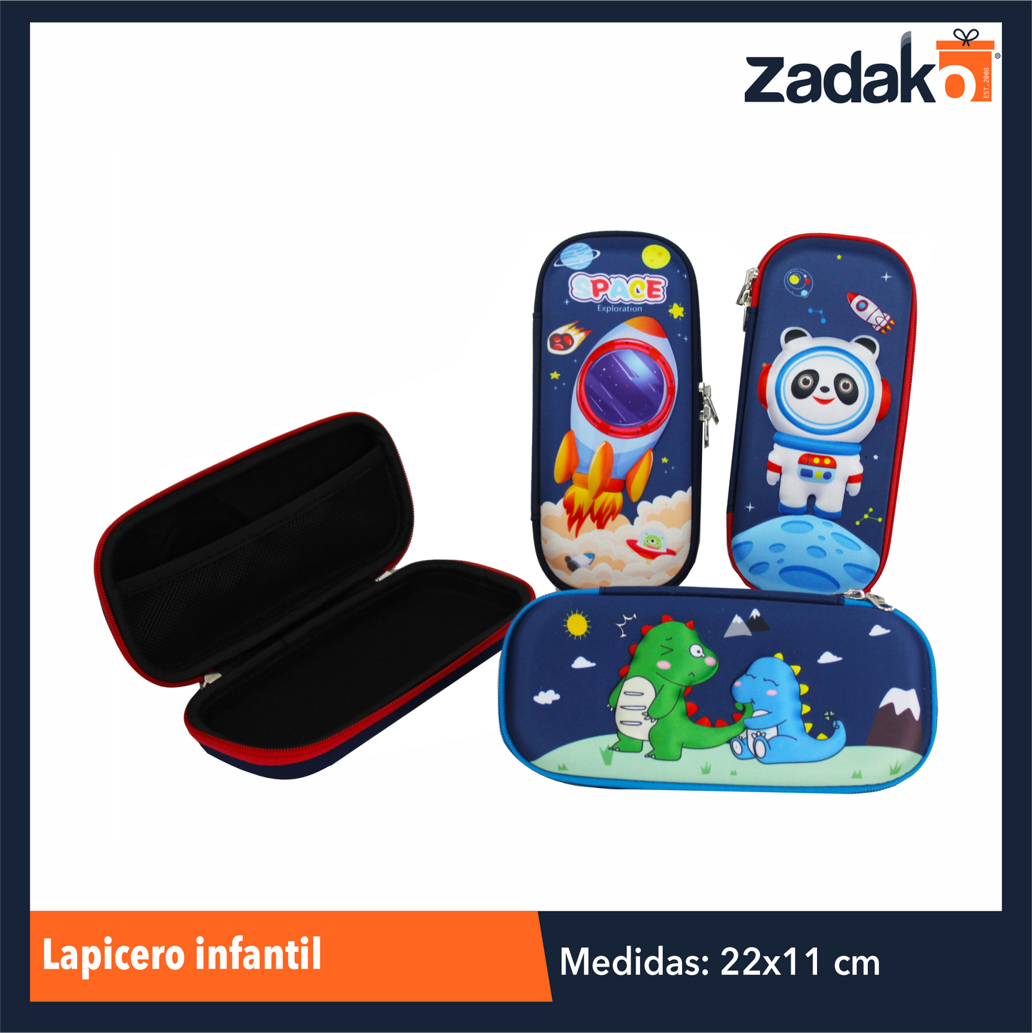 ZP-1006 LAPICERO INFANTIL CON 1 PZ O CAJA CON 100 PZS