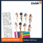 ZP-1009 LAMINAS STICKER DE TRASFERENCIA CON 1 PZ O CAJA CON 384 PZS
