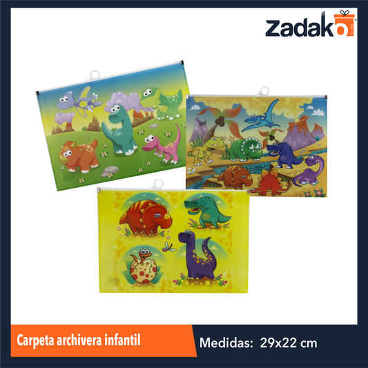 ZP-1024 CARPETA ARCHIVERA INFANTIL CON 1 PZ O CAJA CON 600 PZS