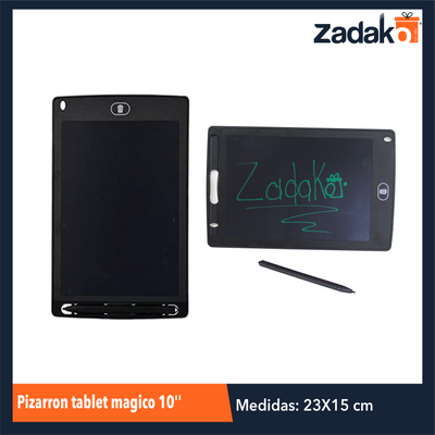 ZP-1061 PIZARRON TABLET MAGICO 10'' LCD LED CON 1 PZ O CAJA CON 100 PZS