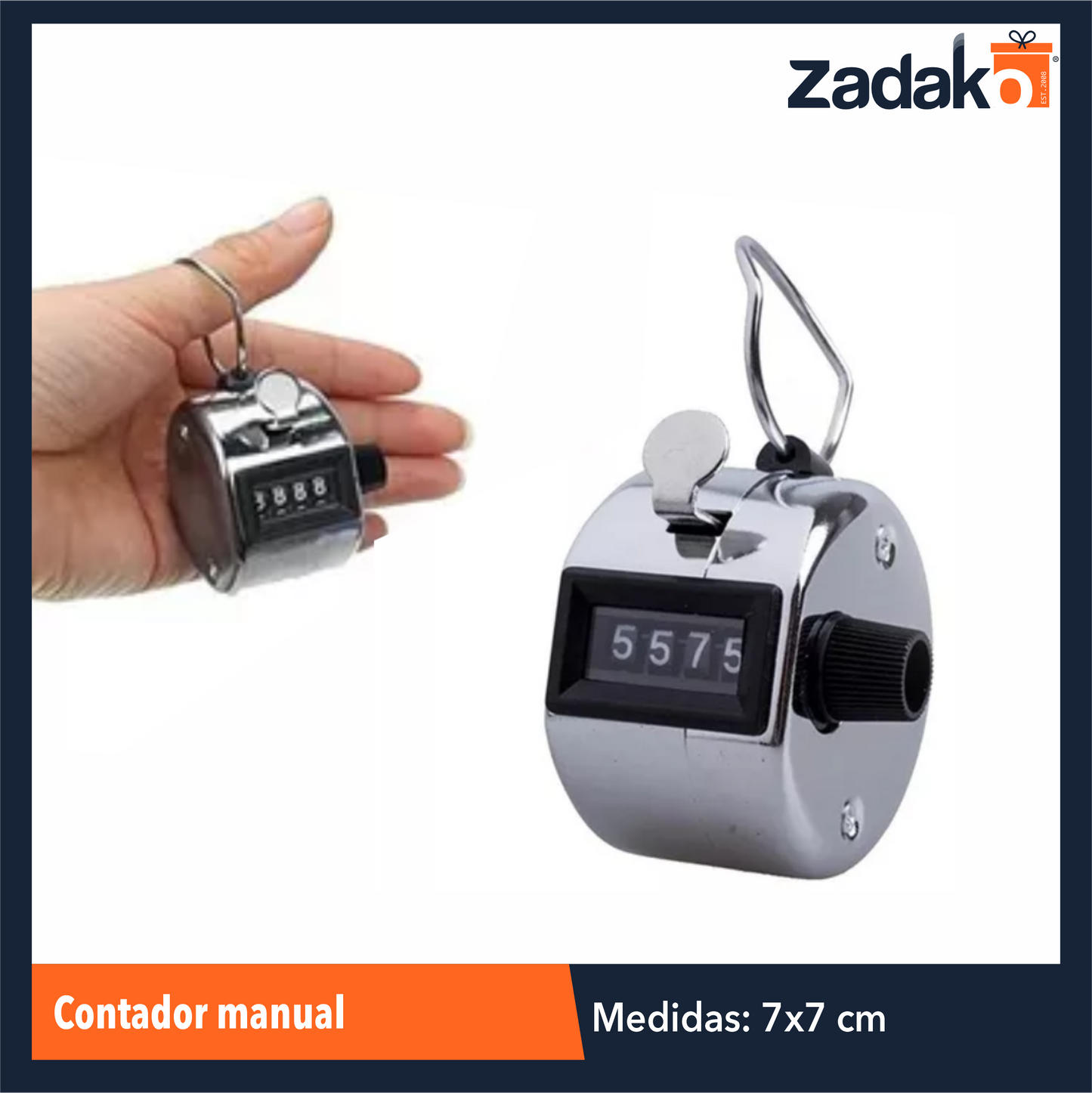 ZP-1343 CONTADOR MANUAL CON 1 PZ O CAJA CON 120 PZS