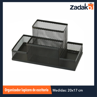 ZP-1387 ORGANIZADOR LAPICERO DE ESCRITORIO CON 1 PZ O CAJA CON 48 PZS