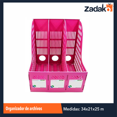 ZP-1392 ORGANIZADOR DE ARCHIVOS CON 1 PZ CAJA CON 48 PZS