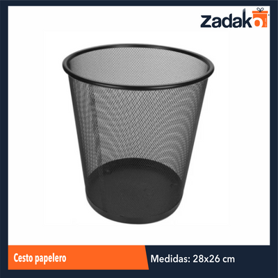 ZP-1399 CESTO PAPELERO CON 1 PZ O CAJA CON 24 PZS