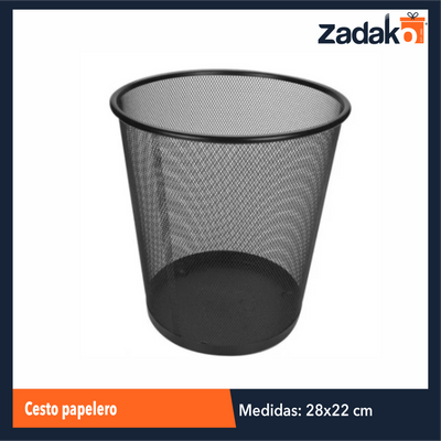 ZP-1400 CESTO PAPELERO CON 1 PZ O CAJA CON 24 PZS