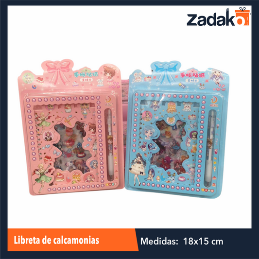ZP-1526 LIBRETA DE CALCAMONIAS CON 1 PZ O CAJA CON 256 PZS